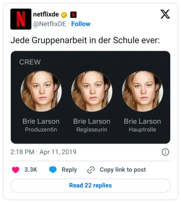 Jede Gruppenarbeit in der Schule ever: