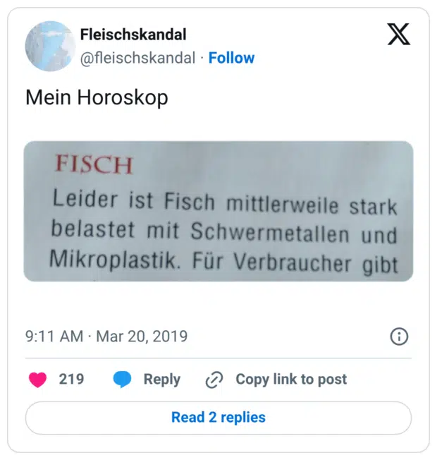 Mein Horoskop