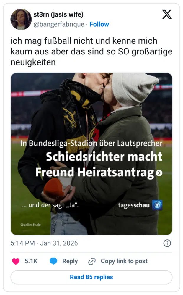 ich mag fußball nicht und kenne mich kaum aus aber das sind so SO großartige neuigkeiten
