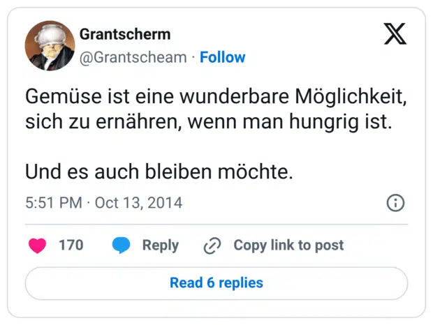 Gemüse ist eine wunderbare Möglichkeit, sich zu ernähren, wenn man hungrig ist. Und es auch bleiben möchte.