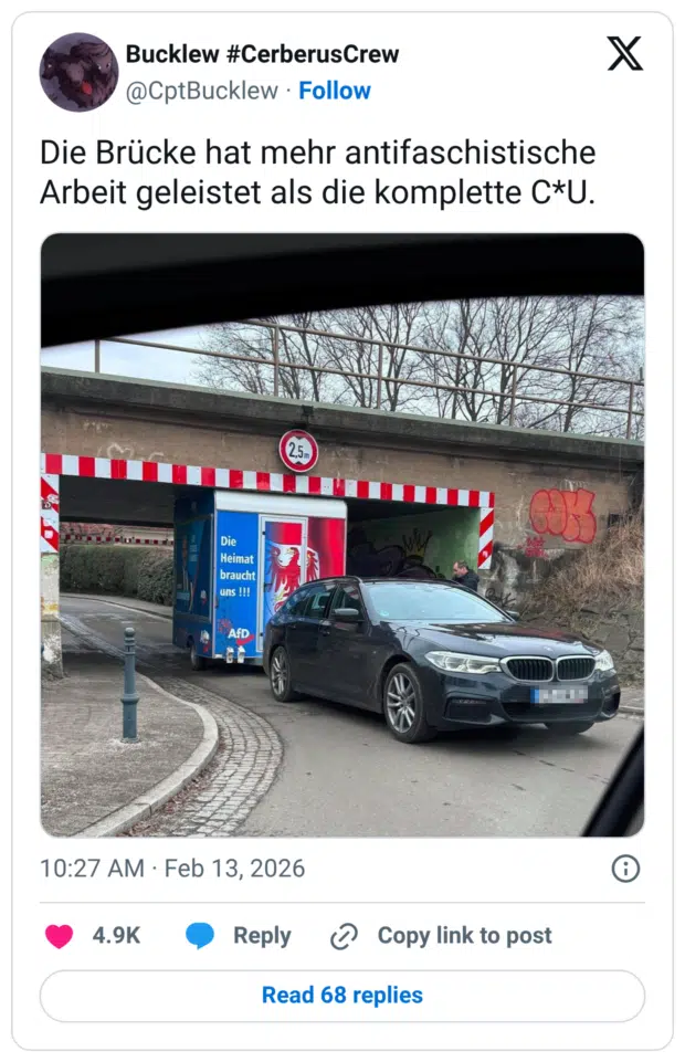 Die Brücke hat mehr antifaschistische Arbeit geleistet als die komplette C*U