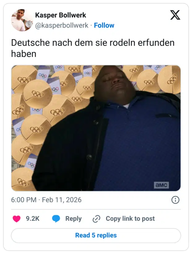 Deutsche nach dem sie rodeln erfunden haben