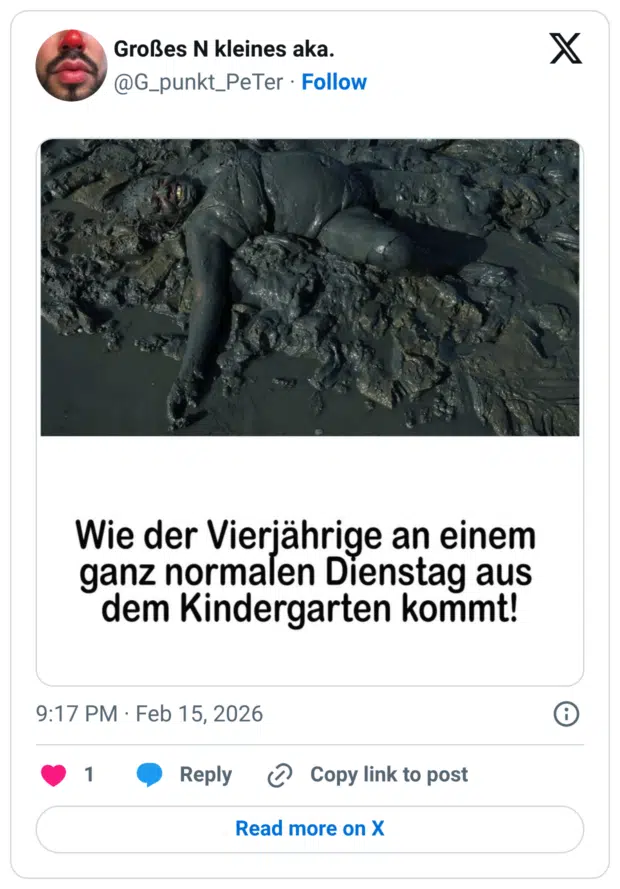 Wie der Vierjahrige an einem ganz normalen Dienstag aus dem Kindergarten kommt!