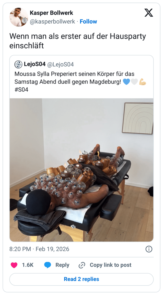 Wenn man als erster auf der Hausparty einschläft