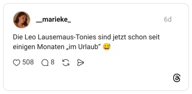 Die Leo Lausemaus-Tonies sind jetzt schon seit einigen Monaten „im Urlaub“ 😅