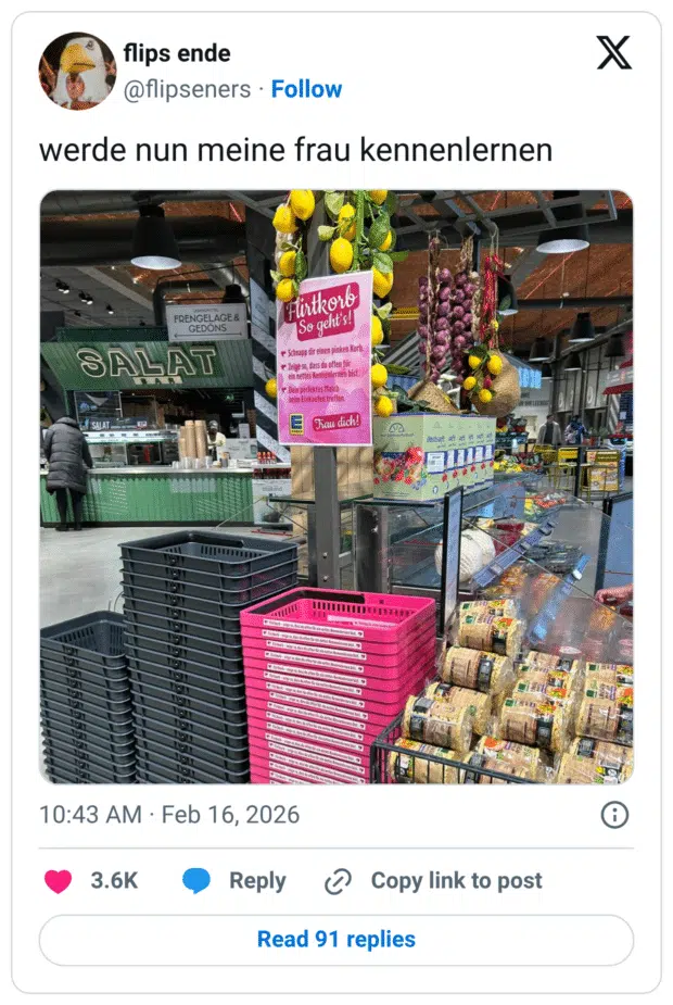 werde nun meine frau kennenlernen