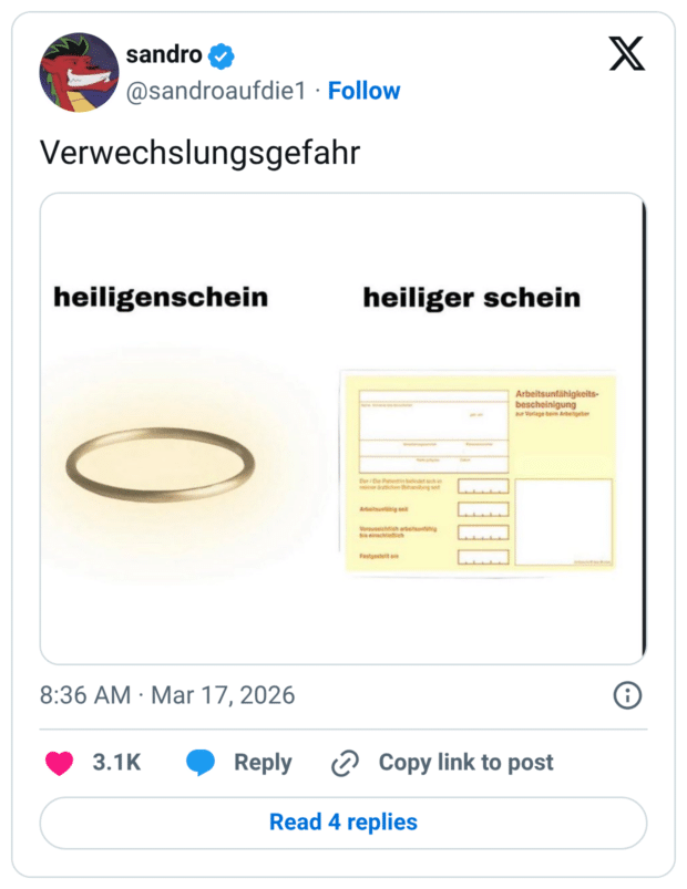 Verwechslungsgefahr