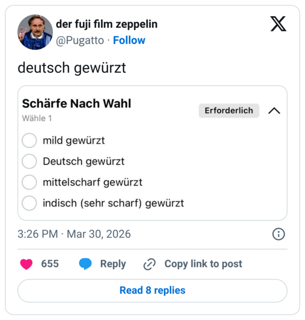 deutsch gewürzt