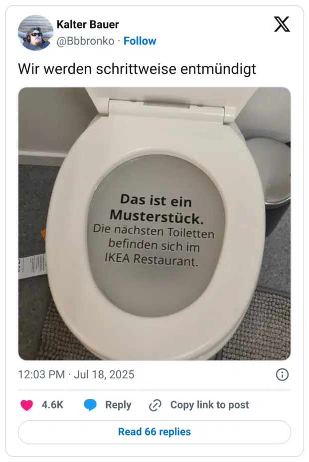 Wir werden schrittweise entmündigt