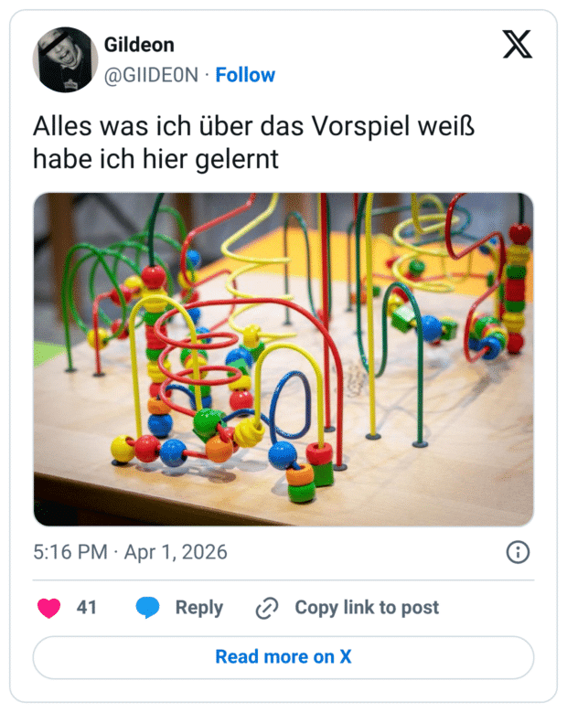 Alles was ich über das Vorspiel weiß habe ich hier gelernt