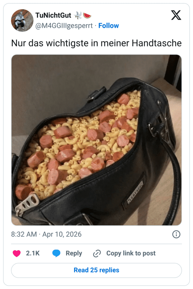 Nur das wichtigste in meiner Handtasche