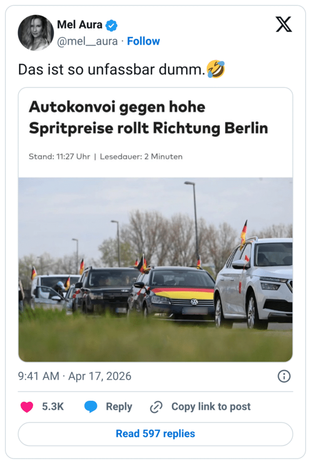 Das ist so unfassbar dumm.