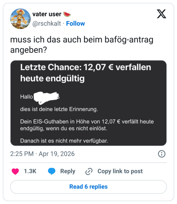 muss ich das auch beim bafög-antrag angeben?