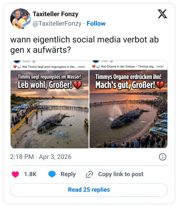 wann eigentlich social media verbot ab gen x aufwärts?