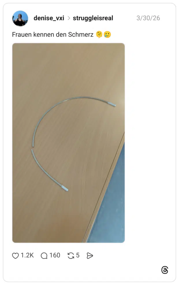 Frauen kennen den Schmerz °