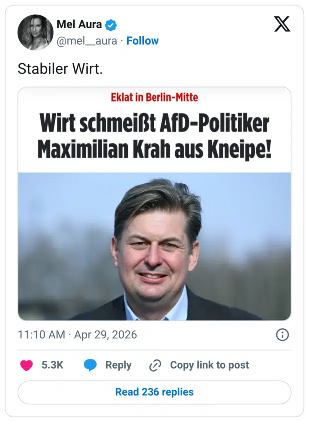 Stabiler Wirt
