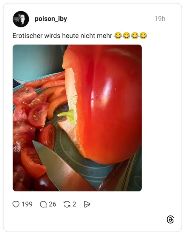 rotischer wirds heute nicht mehr