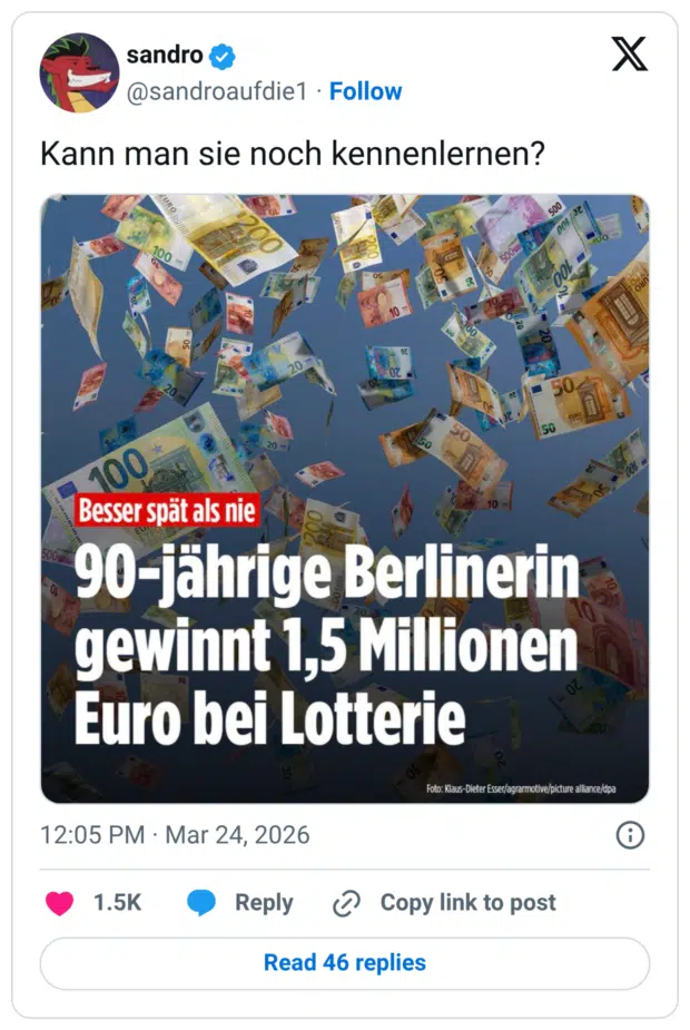 Kann man sie noch kennenlernen?