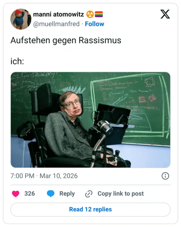 Aufstehen gegen Rassismus ich: