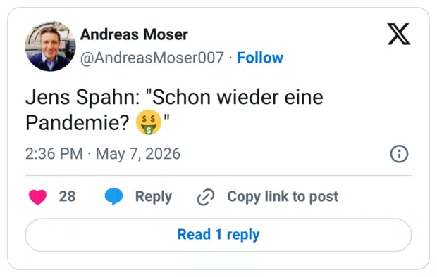 Jens Spahn: "Schon wieder eine Pandemie?