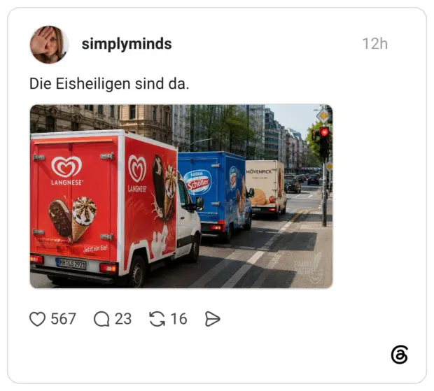 die Eisheiligen sind da. LANGNESE® LANGNESE® Nestle