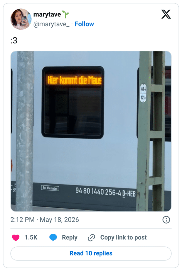 Hier kommt die Maus 8 Bw Wiesbaden