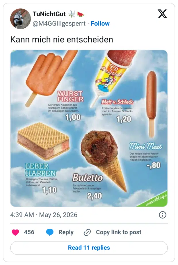Post Konversation TuNichtGut 🕊🍉 Kann mich nie entscheiden