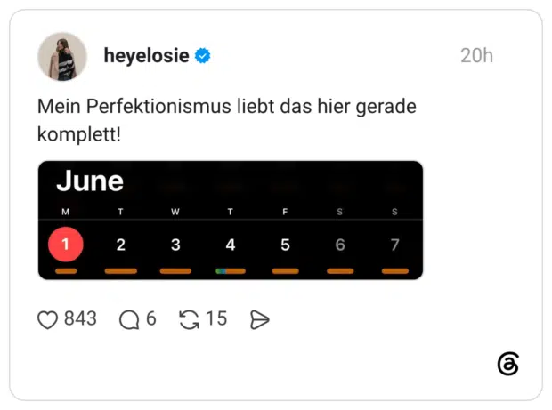 Mein Perfektionismus liebt das hier gerade komplett!