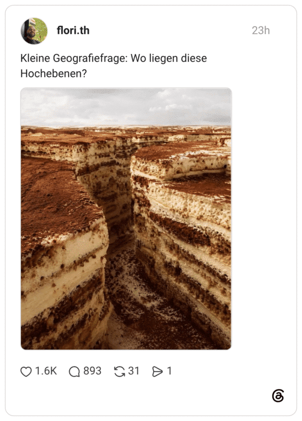 Wo liegen diese Hochebenen?