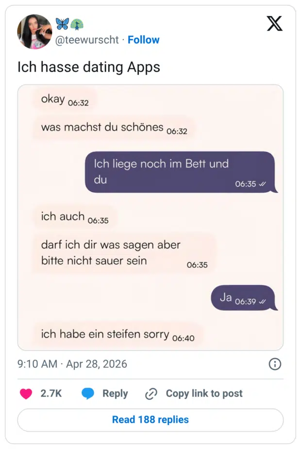 Ich hasse dating Apps