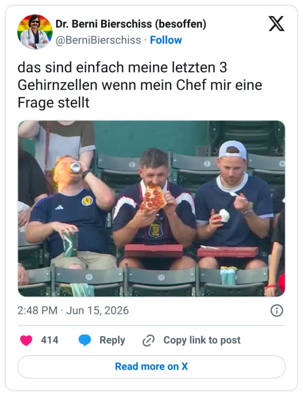 das sind einfach meine letzten 3 Gehirnzellen wenn mein Chef mir eine Frage stellt