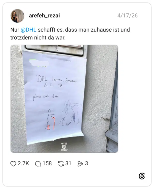 schafft es, dass man zuhause ist und trotzdem nicht da war.