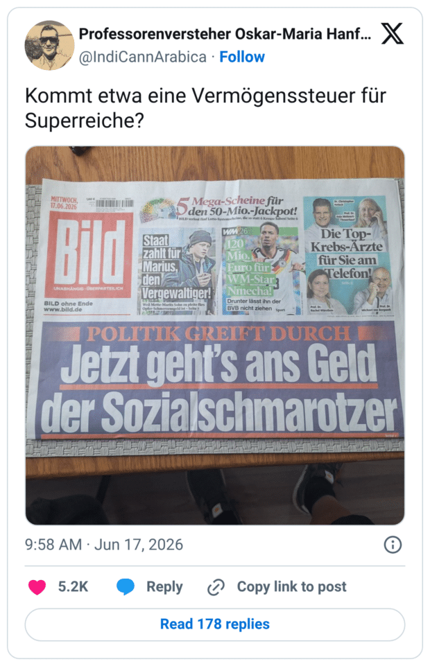Kommt etwa eine Vermögenssteuer für Superreiche?