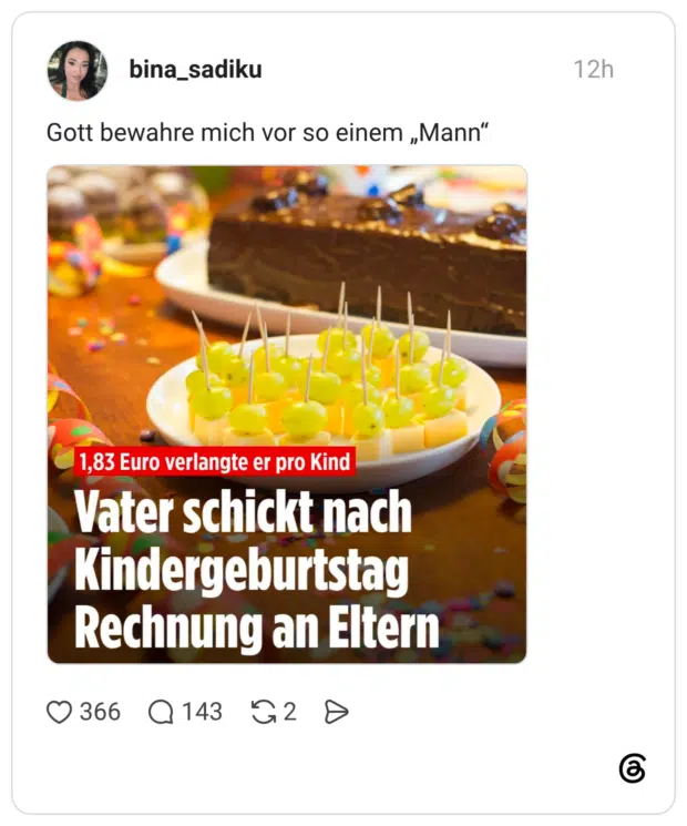 Gott bewahre mich vor so einem „Mann"
