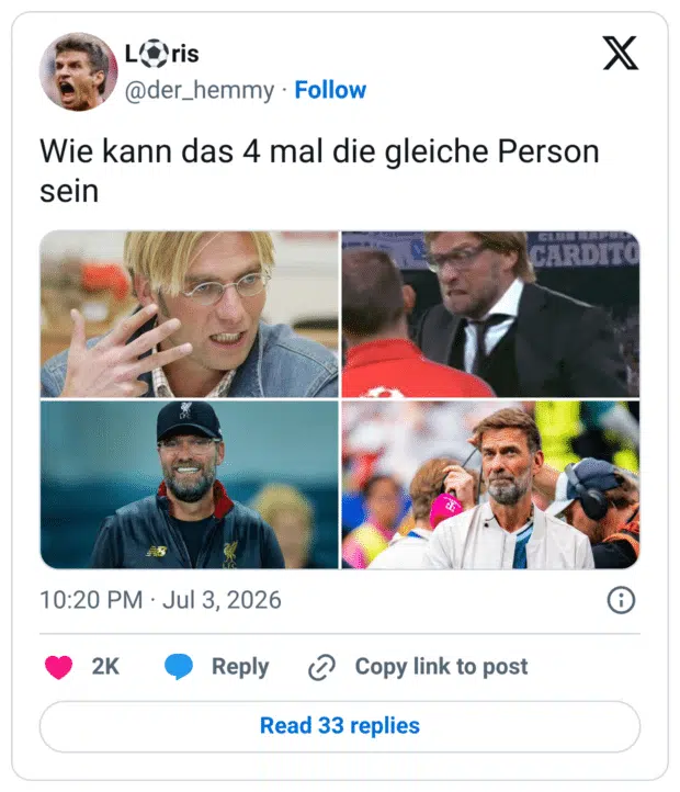Wie kann das 4 mal die gleiche Person sein