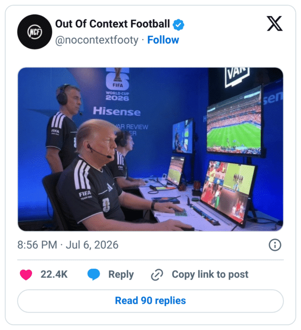 Trump als VAR