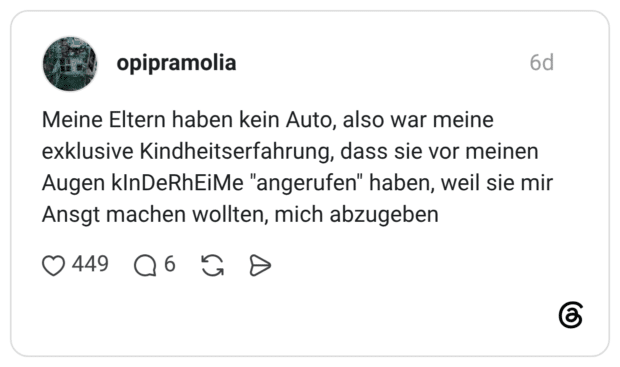 Ich habe bis 20.30 Uhr alle Kommentare durch gelesen. Leute es ist nicht eure schuld ! Niemals nie. Ihr ward kleine Kinder und der Fehler war ganz bestimmt nicht bei euch. Fühlt euch alle gedrückt. 😭