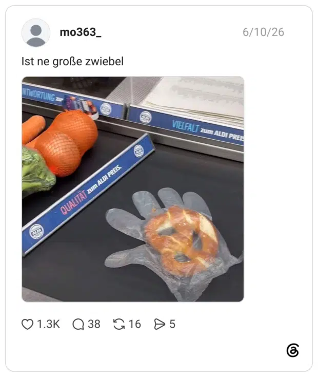 Ist ne große zwiebel
