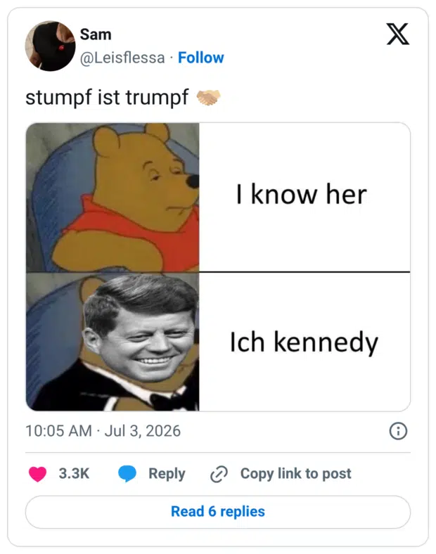 stumpf ist trumpf 🫱🏽🫲🏼