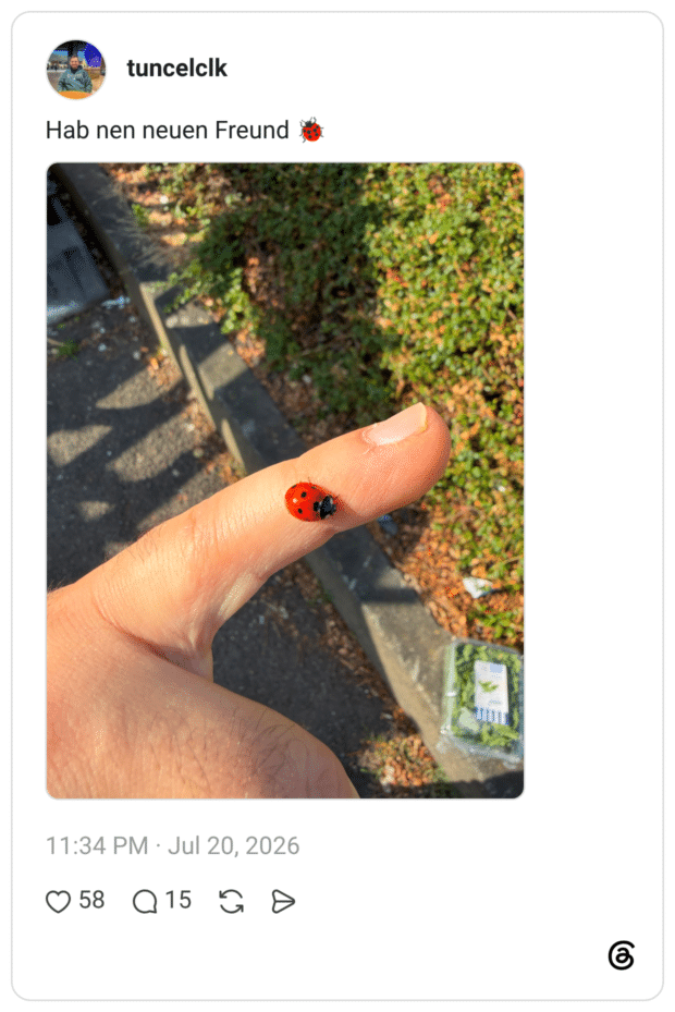 Hab nen neuen Freund 🐞