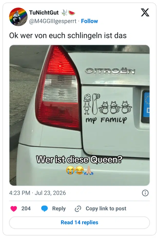 Ok wer von euch schlingeln ist das