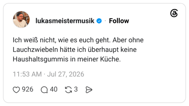 Ich weiß nicht, wie es euch geht. Aber ohne Lauchzwiebeln hätte ich überhaupt keine Haushaltsgummis in meiner Küche.