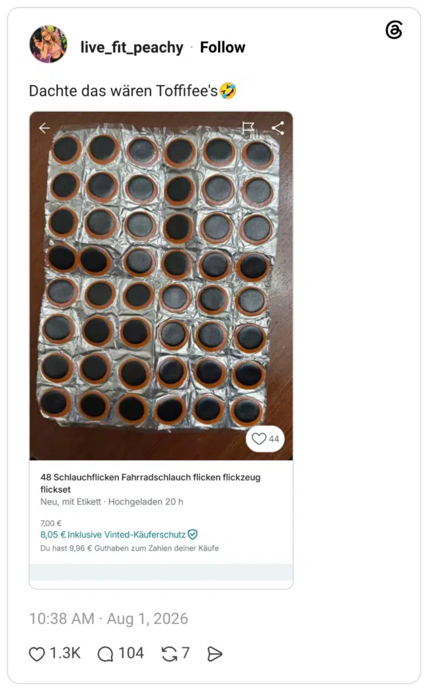 Dachte das wären Toffifee's🤣