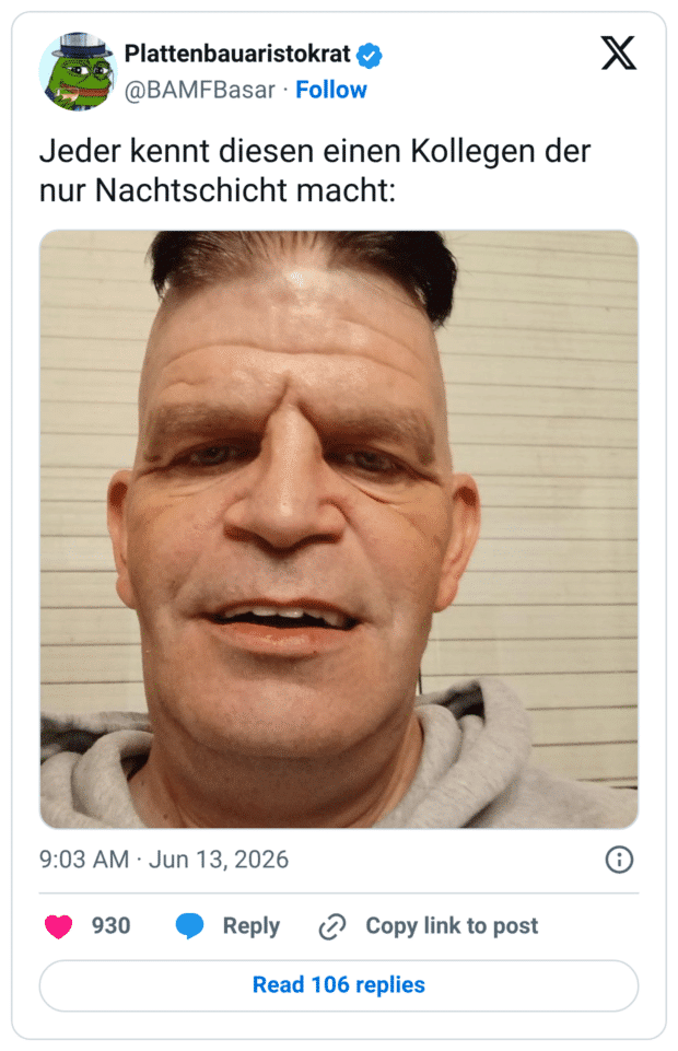 Jeder kennt diesen einen Kollegen der nur Nachtschicht macht: