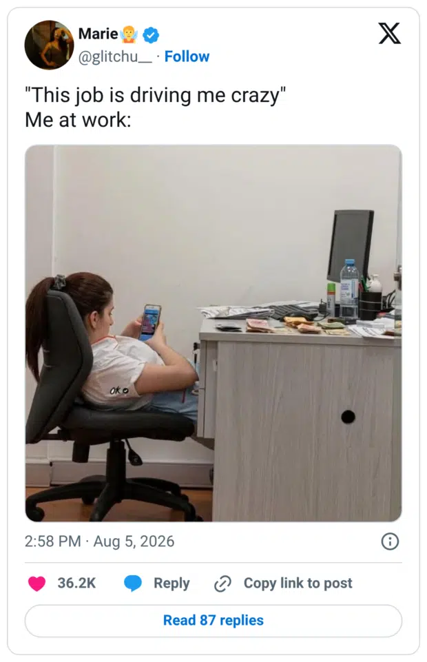 „Dieser Job macht mich verrückt“ Ich bei der Arbeit: