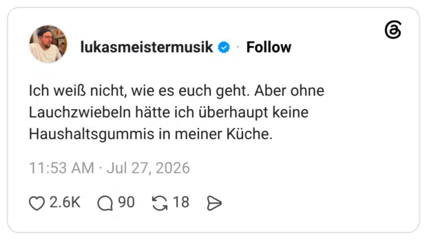 Ich weiß nicht, wie es euch geht. Aber ohne Lauchzwiebeln hätte ich überhaupt keine Haushaltsgummis in meiner Küche.