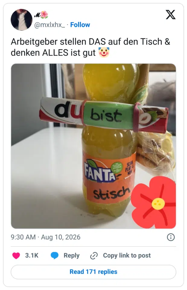 Arbeitgeber stellen DAS auf den Tisch & denken ALLES ist gut "®