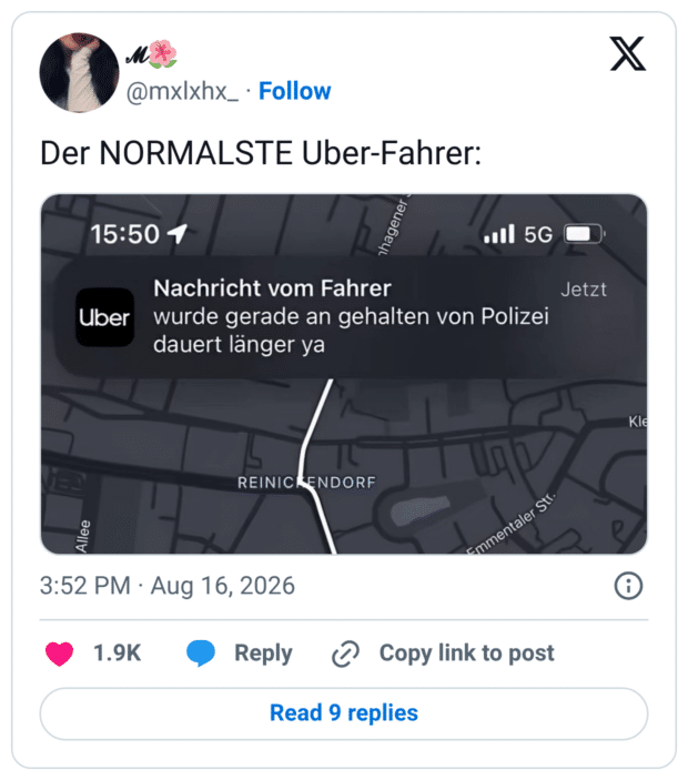 Der NORMALSTE Uber-Fahrer: