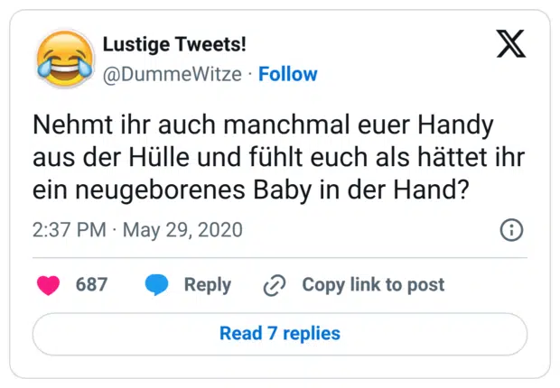 Nehmt ihr auch manchmal euer Handy aus der Hülle und fühlt euch als hättet ihr ein neugeborenes Baby in der Hand?
