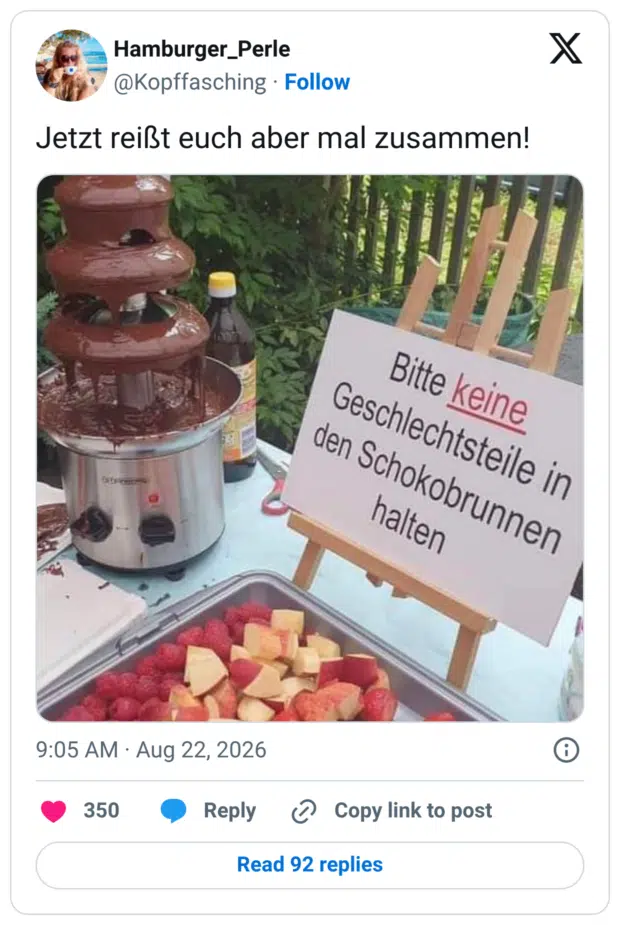 Jetzt reißt euch aber mal zusammen!